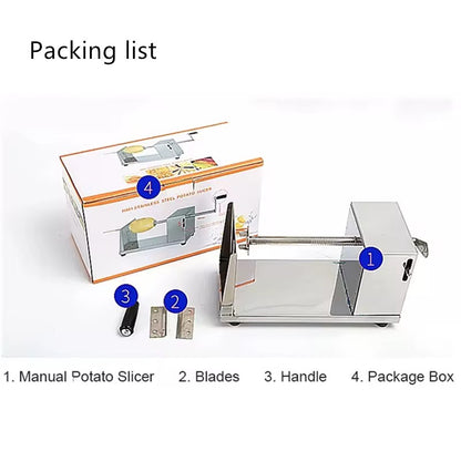 Professional Spiral Potato Chips Cutting Machine