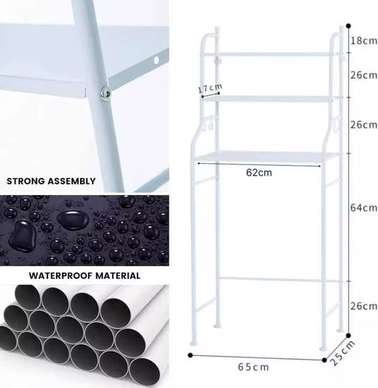 3-Layer Multipurpose Storage Rack - Versatile Organizer