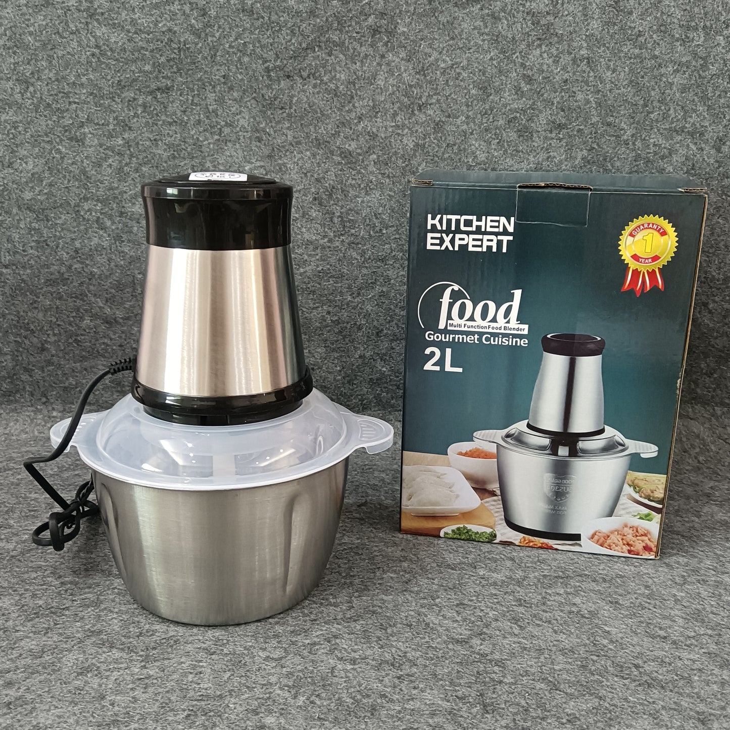 2L Compact Food Processor - Multi-Function Kitchen Essential