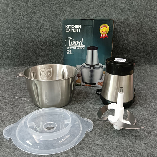 2L Compact Food Processor - Multi-Function Kitchen Essential