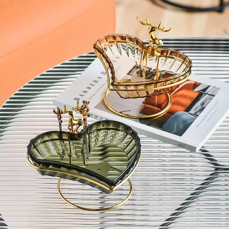 4-Piece Snack Bowl Set with Elegant Stand - Perfect for Entertaining